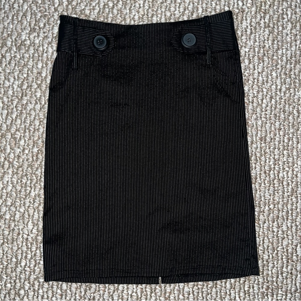 Black Y2K Wet Seal Pencil Skirt